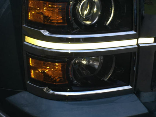 Headlight Accent Decal Kit - 2014-2015 Silverado 1500 - 2014-2015:Silverado:HAD-01-2014-2015:Silverado:HAD-02-2014-2015:Silverado:HAD-03-2014-2015:Silverado:HAD-04-2014-2015:Silverado:HAD-05-  DRIVEN - 1