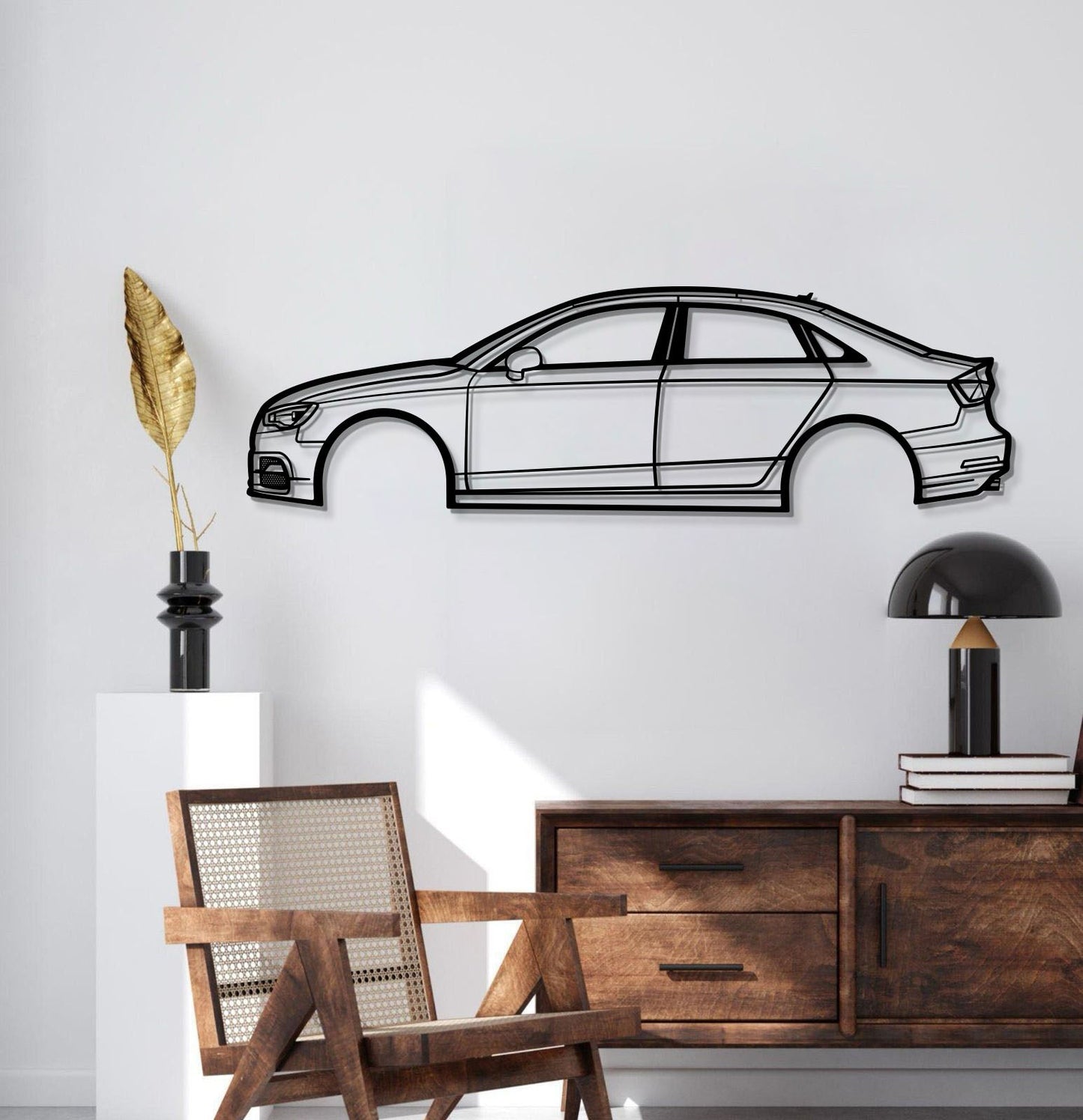 2015  S3 Metal Car Wall Art - MT0515 - MT0515B49L-  DRIVEN - 2