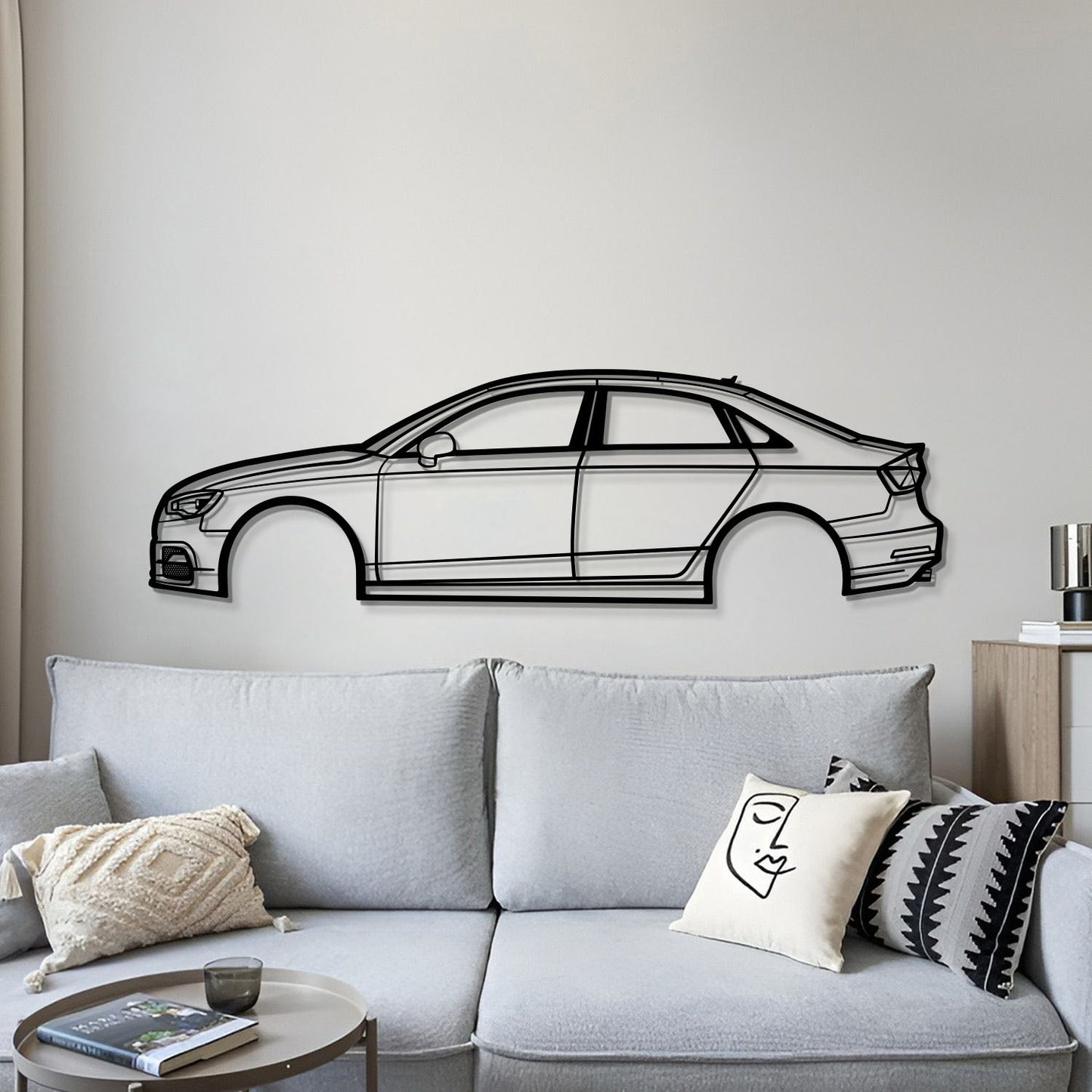 2015  S3 Metal Car Wall Art - MT0515 - MT0515B49L-  DRIVEN - 4