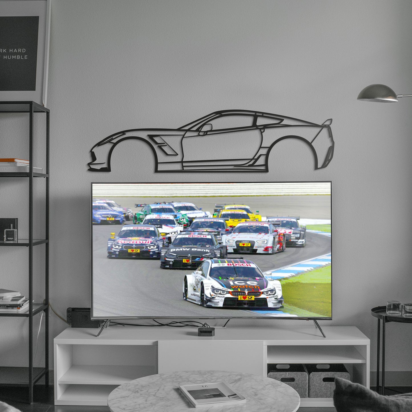 2015 Corvette Z51 Metal Car Wall Art - MT526 - MT0526B49L-MT0526B69L-MT0526B80L-MT0526B99L-MT0526B120L-  DRIVEN - 2