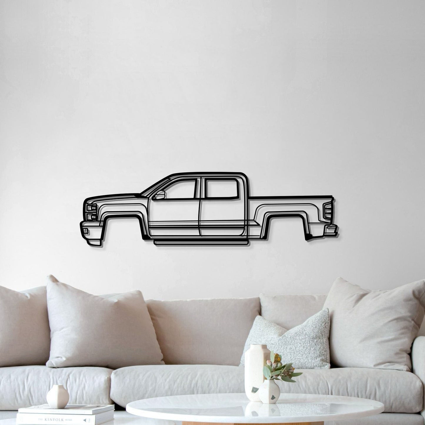 2015 Silverado 1500 Metal Car Wall Art - MT0540 - MT0540B49L-MT0540B69L-MT0540B80L-MT0540B99L-MT0540B120L-  DRIVEN - 5