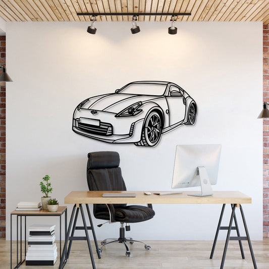 2015 370z Perspective Metal Car Wall Art - MT1181 - MT1181B69L-MT1181B80L-MT1181B99L-MT1181B115L-MT1181B140L-  DRIVEN - 1