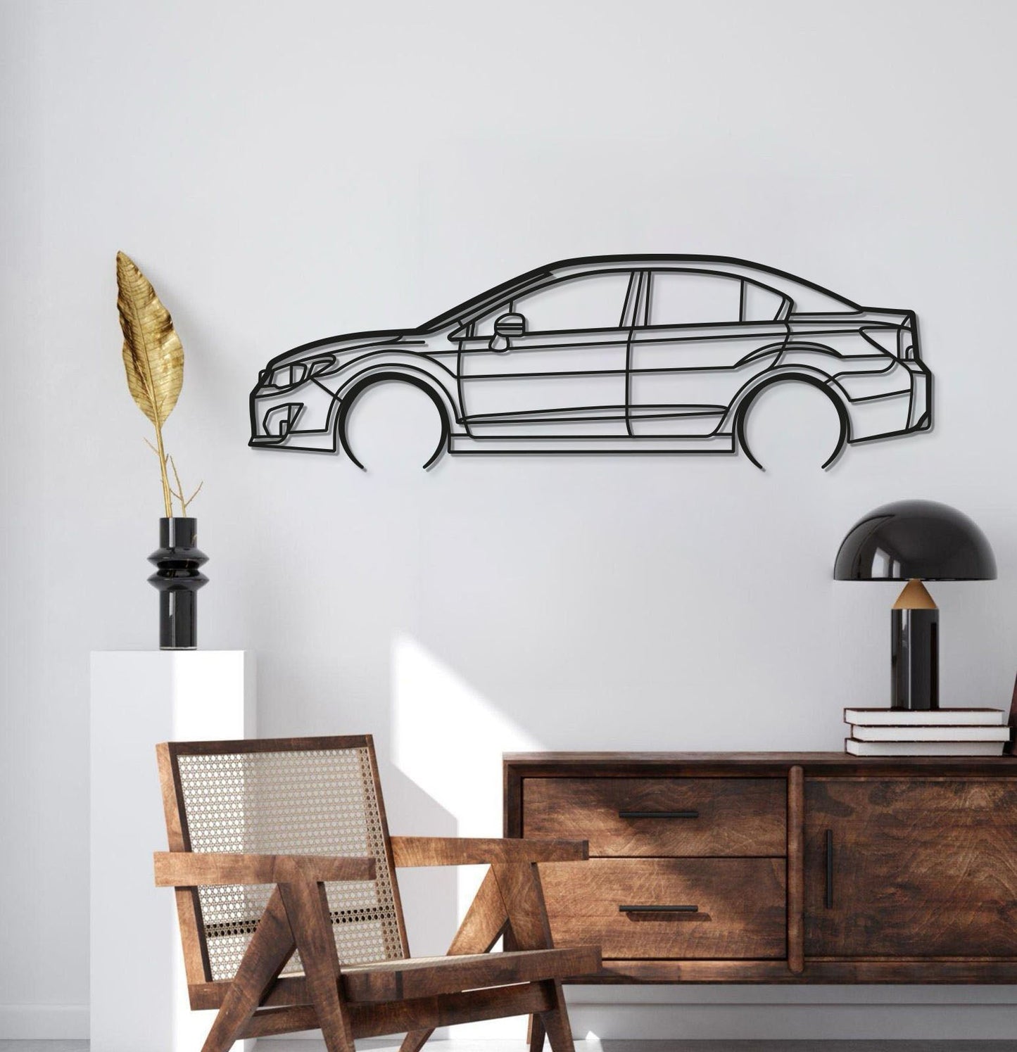 2015 Impreza Detailed Metal Car Wall Art - MT0533 - MT0533B49L-MT0533B69L-MT0533B80L-MT0533B99L-MT0533B120L-  DRIVEN - 2