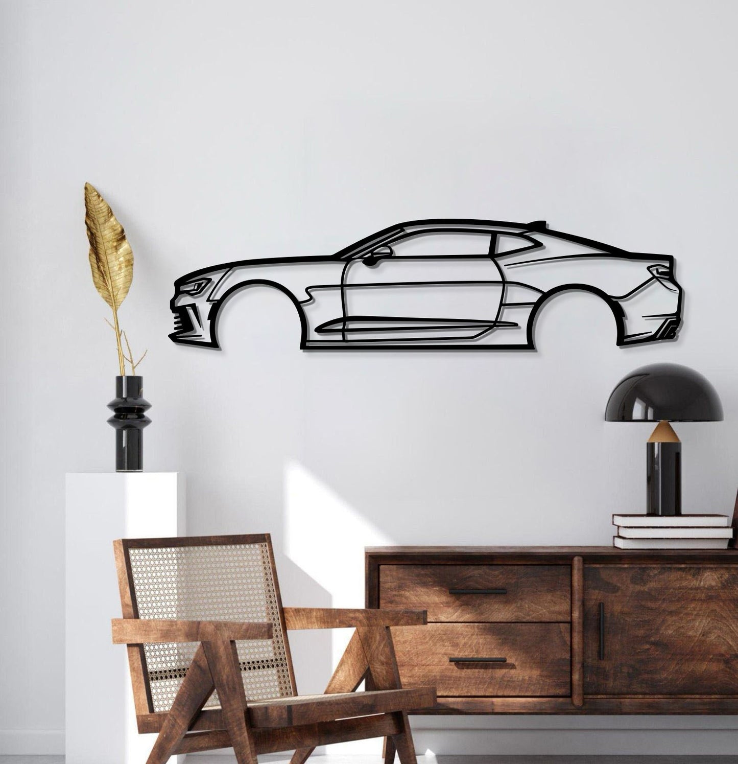 2016 Camaro Metal Car Wall Art - MT0555 - MT0555B49L-MT0555B69L-MT0555B80L-MT0555B99L-MT0555B120L-  DRIVEN - 3