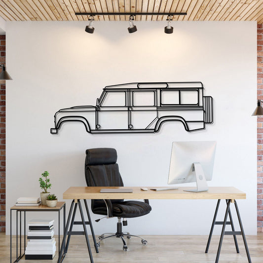 2016 Defender 110 Metal Car Wall Art - MT0561 - MT0561B49L-MT0561B69L-MT0561B80L-MT0561B99L-MT0561B120L-  DRIVEN - 1