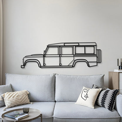 2016 Defender 110 Metal Car Wall Art - MT0561 - MT0561B49L-MT0561B69L-MT0561B80L-MT0561B99L-MT0561B120L-  DRIVEN - 4