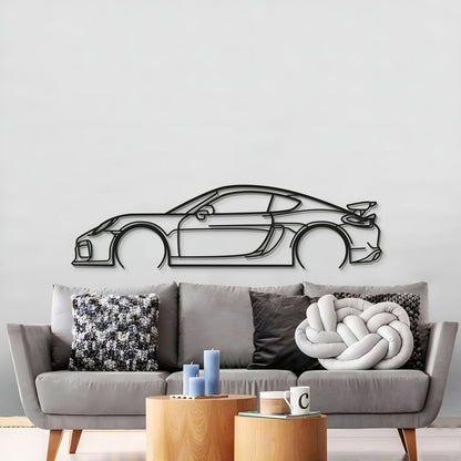 2016 Cayman GT4 981 Metal Car Wall Art - MT0897 - MT0897B49L-  DRIVEN - 3