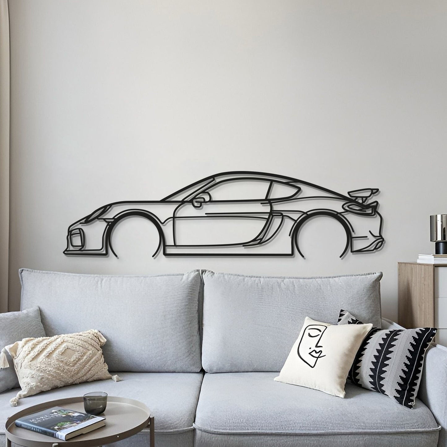 2016 Cayman GT4 981 Metal Car Wall Art - MT0897 - MT0897B49L-  DRIVEN - 4