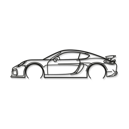 2016 Cayman GT4 981 Metal Car Wall Art - MT0897 - MT0897B49L-  DRIVEN - 8