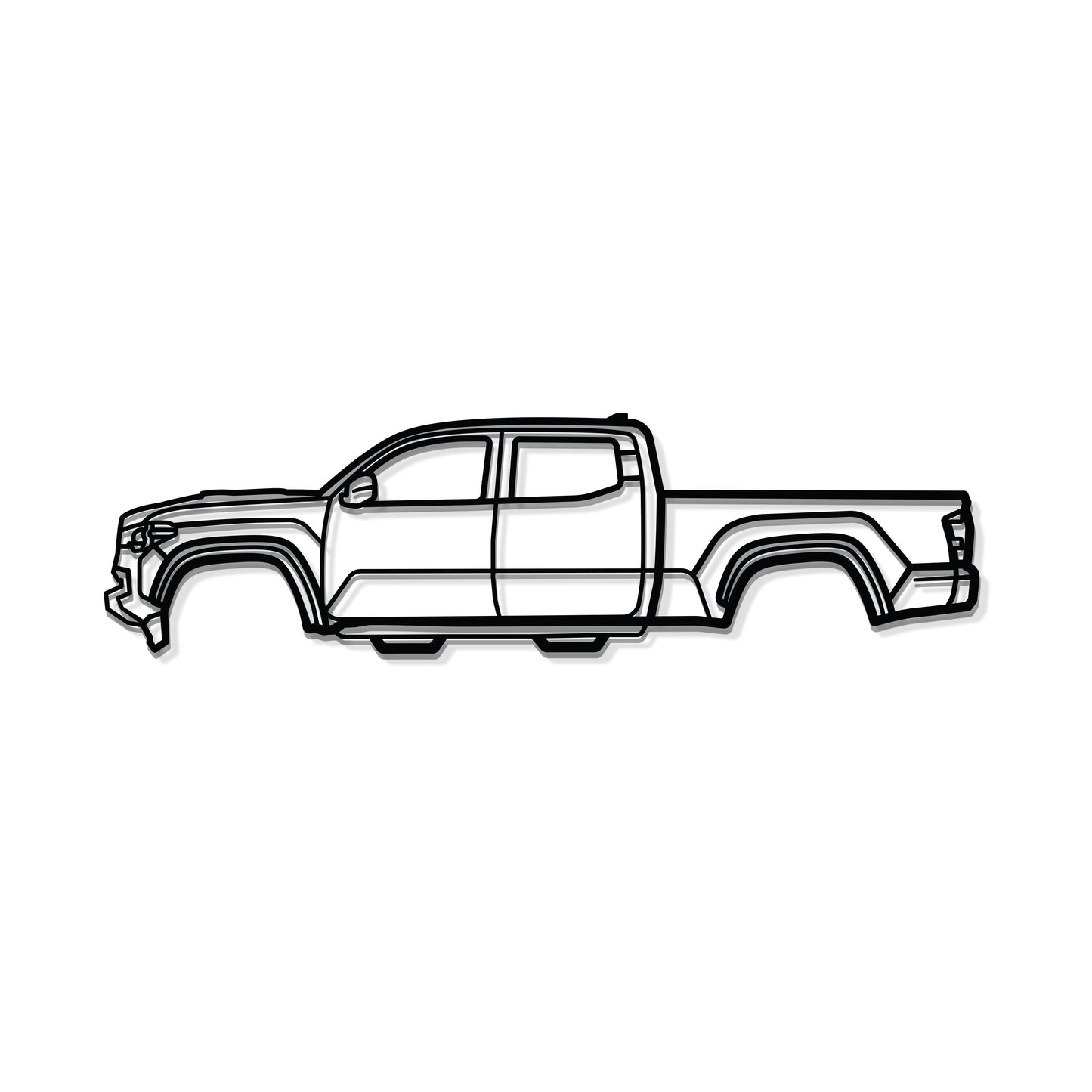 2016 Tacoma 3rd Gen Metal Car Wall Art - MT0571 - MT0571B49L-MT0571B69L-MT0571B80L-MT0571B99L-MT0571B120L-  DRIVEN - 8