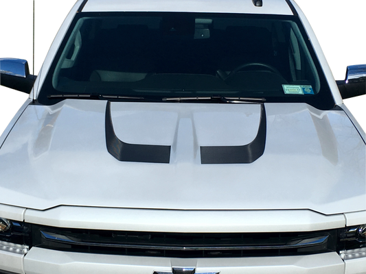 Hood Accent Stripes  - 2016-2018 Silverado 1500 - Silverado:16-18:HoodAccent-01-Silverado:16-18:HoodAccent-02-Silverado:16-18:HoodAccent-03-Silverado:16-18:HoodAccent-04-Silverado:16-18:HoodAccent-05-  DRIVEN - 2