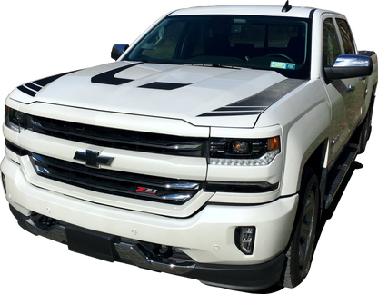 Hood Accent Stripes  - 2016-2018 Silverado 1500 - Silverado:16-18:HoodAccent-01-Silverado:16-18:HoodAccent-02-Silverado:16-18:HoodAccent-03-Silverado:16-18:HoodAccent-04-Silverado:16-18:HoodAccent-05-  DRIVEN - 6