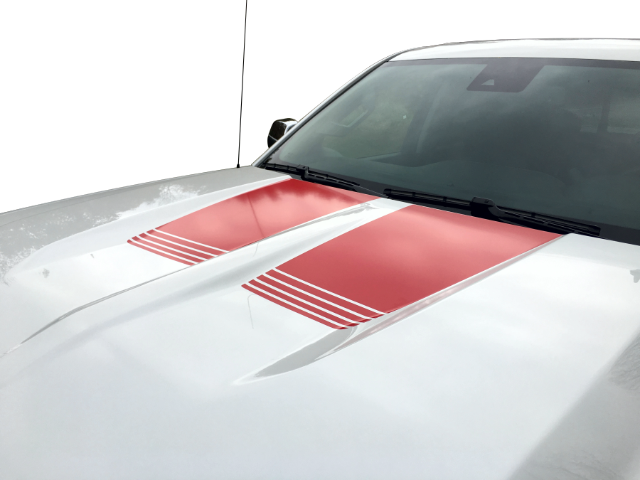 Hood Recess Insert Stripes  - 2016-2018 Silverado 1500 - 20162018:Silverado:HoodInsert-01-20162018:Silverado:HoodInsert-02-20162018:Silverado:HoodInsert-03-20162018:Silverado:HoodInsert-04-20162018:Silverado:HoodInsert-05-  DRIVEN - 3