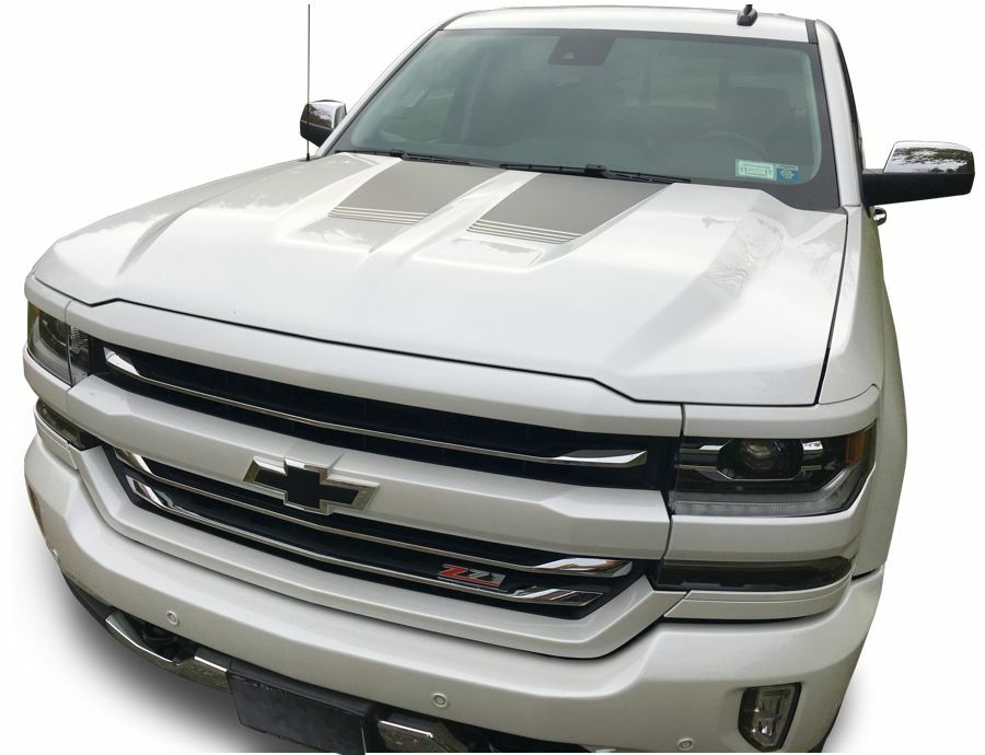 Hood Recess Insert Stripes  - 2016-2018 Silverado 1500 - 20162018:Silverado:HoodInsert-01-20162018:Silverado:HoodInsert-02-20162018:Silverado:HoodInsert-03-20162018:Silverado:HoodInsert-04-20162018:Silverado:HoodInsert-05-  DRIVEN - 2