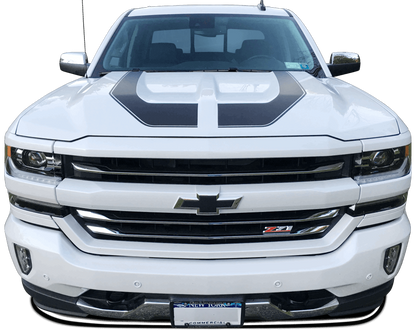 Rally Edition Style Stripes  - 2016-2018 Silverado 1500 - 2016:Silverado:RallyEdition-GBK-2016:Silverado:RallyEdition-FBK-2016:Silverado:RallyEdition-GWH-2016:Silverado:RallyEdition-NRD-2016:Silverado:RallyEdition-SIM-  DRIVEN - 5