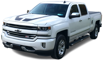 Rally Edition Style Stripes  - 2016-2018 Silverado 1500 - 2016:Silverado:RallyEdition-GBK-2016:Silverado:RallyEdition-FBK-2016:Silverado:RallyEdition-GWH-2016:Silverado:RallyEdition-NRD-2016:Silverado:RallyEdition-SIM-  DRIVEN - 2