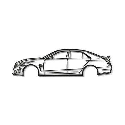 2017 CTS-V Metal Car Wall Art - MT0587 - MT0587B49L-MT0587B69L-MT0587B80L-MT0587B99L-MT0587B120L-  DRIVEN - 8