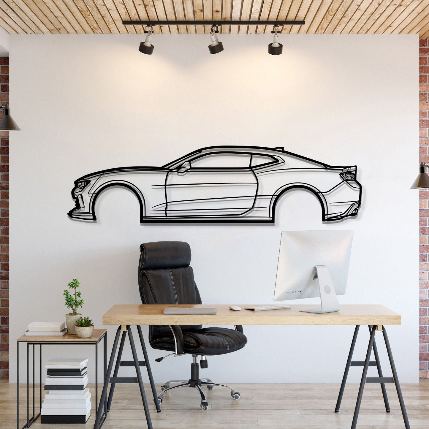 2017 Camaro SS 1LE Metal Car Wall Art - MT0583 - MT0583B49L-MT0583B69L-MT0583B80L-MT0583B99L-MT0583B120L-  DRIVEN - 1