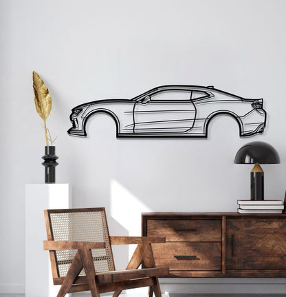 2017 Camaro SS 1LE Metal Car Wall Art - MT0583 - MT0583B49L-MT0583B69L-MT0583B80L-MT0583B99L-MT0583B120L-  DRIVEN - 2