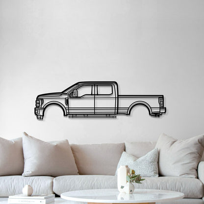 2017 F-250 Super Duty 4th Gen Metal Car Wall Art - MT0591 - MT0591B49L-MT0591B69L-MT0591B80L-MT0591B99L-MT0591B120L-  DRIVEN - 5