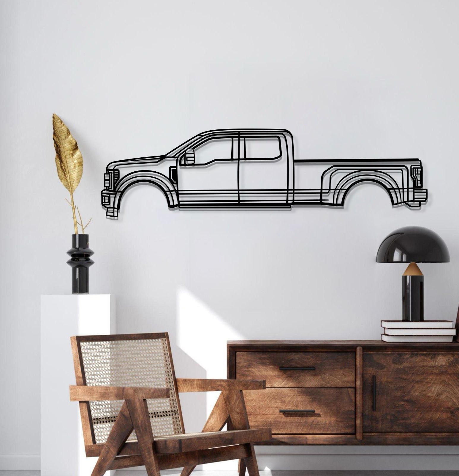 2017 F-450 Super Duty 4th Gen Metal Car Wall Art - MT0593 - MT0593B49L-MT0593B69L-MT0593B80L-MT0593B99L-MT0593B120L-  DRIVEN - 2