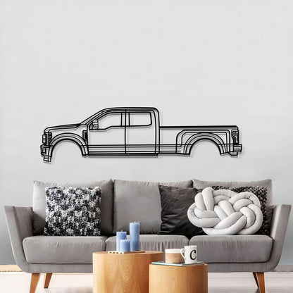 2017 F-450 Super Duty 4th Gen Metal Car Wall Art - MT0593 - MT0593B49L-MT0593B69L-MT0593B80L-MT0593B99L-MT0593B120L-  DRIVEN - 3