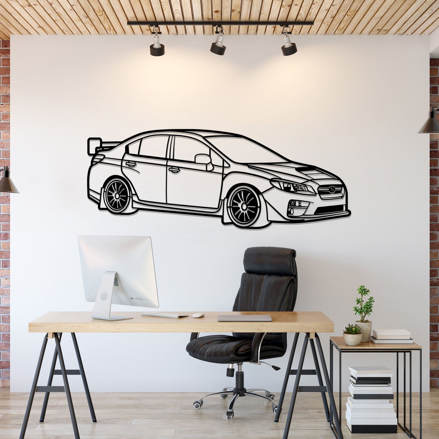 2017 Impreza WRX STI Perspective Metal Car Wall Art - MT1289 - MT1289B69L-MT1289B80L-MT1289B99L-MT1289B115L-MT1289B140L-  DRIVEN - 1