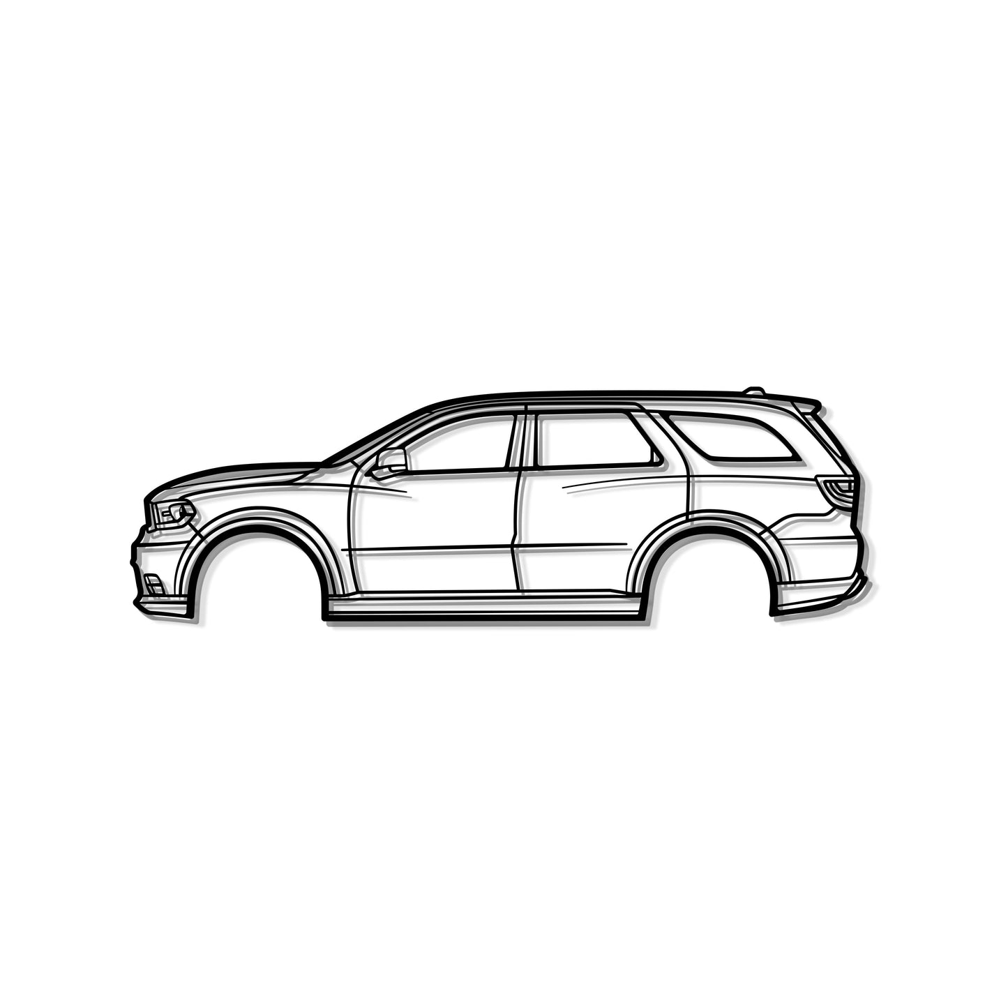 2018 Durango Metal Car Wall Art - MT0620 - MT0620B49L-MT0620B69L-MT0620B80L-MT0620B99L-MT0620B120L-  DRIVEN - 8