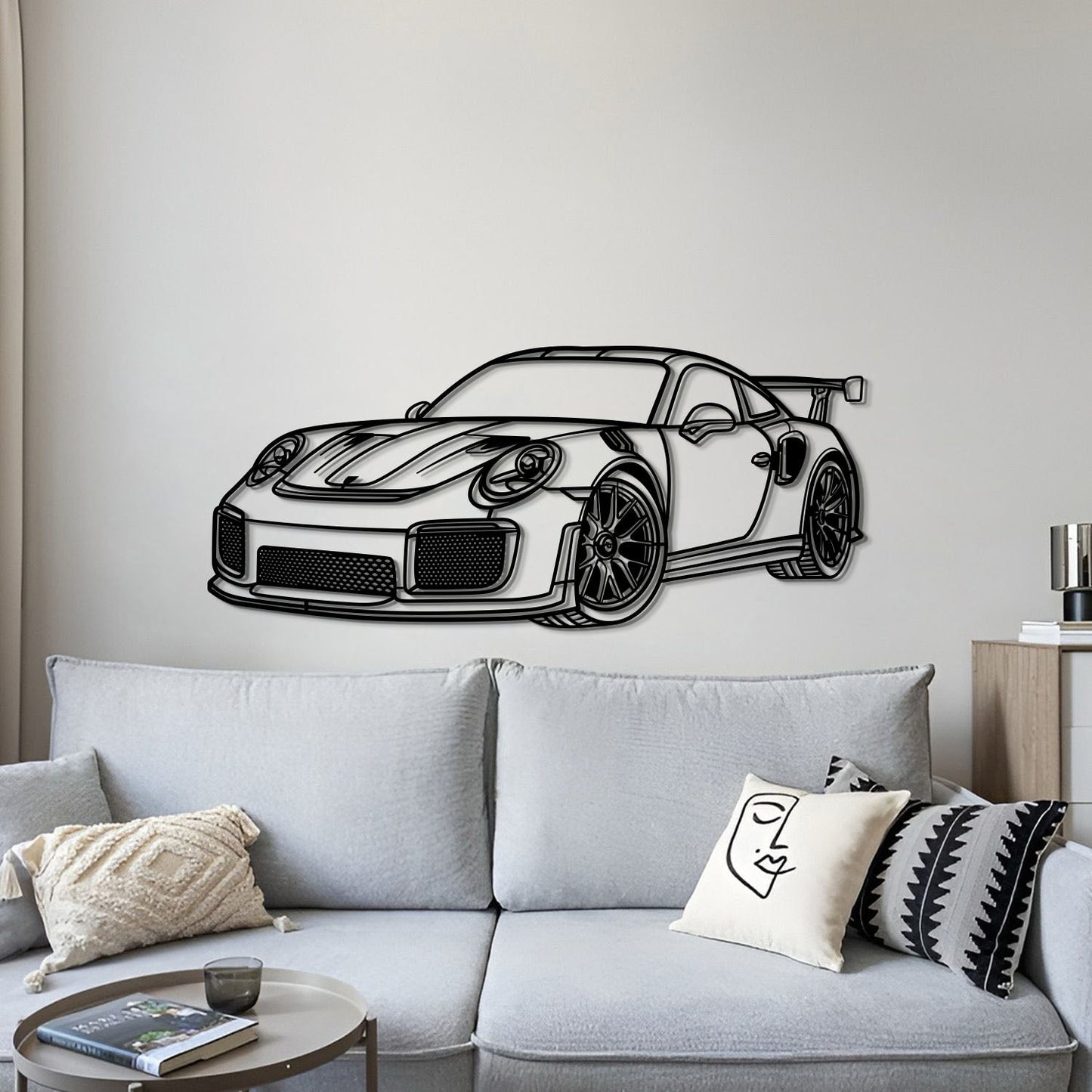 2018 911 GT2 RS Perspective Metal Car Wall Art - MT0461 - MT0461B69L-MT0461B80L-MT0461B99L-MT0461B115L-MT0461B140L-  DRIVEN - 4