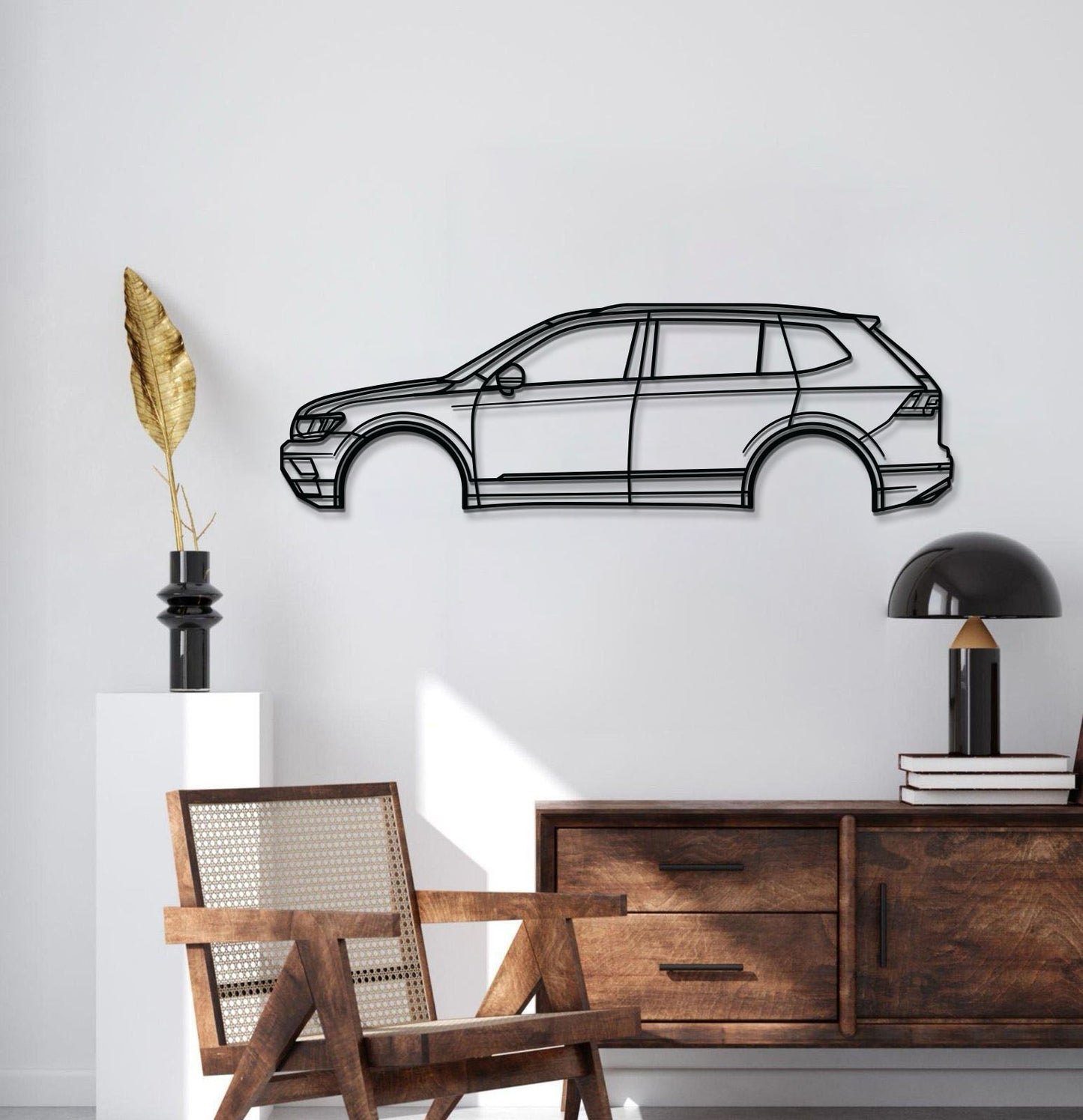 2018 Tiguan 2nd Gen AD BW Metal Car Wall Art - MT0632 - MT0632B49L-MT0632B69L-MT0632B80L-MT0632B99L-MT0632B120L-  DRIVEN - 2