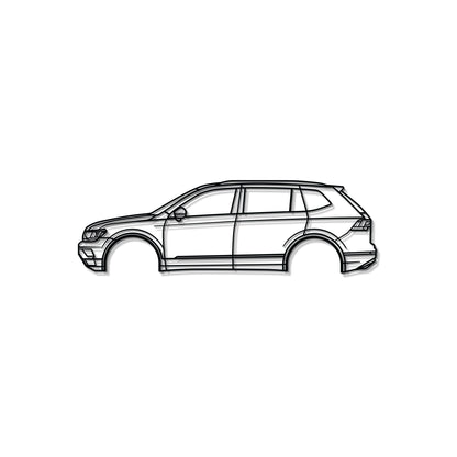 2018 Tiguan 2nd Gen AD BW Metal Car Wall Art - MT0632 - MT0632B49L-MT0632B69L-MT0632B80L-MT0632B99L-MT0632B120L-  DRIVEN - 8
