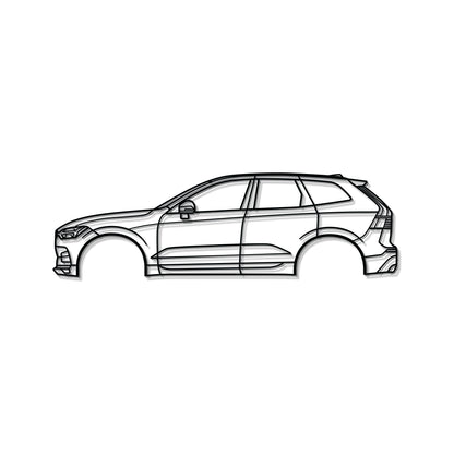 2018 XC60 2nd Gen Metal Car Wall Art - MT0639 - MT0639B49L-MT0639B69L-MT0639B80L-MT0639B99L-MT0639B120L-  DRIVEN - 8