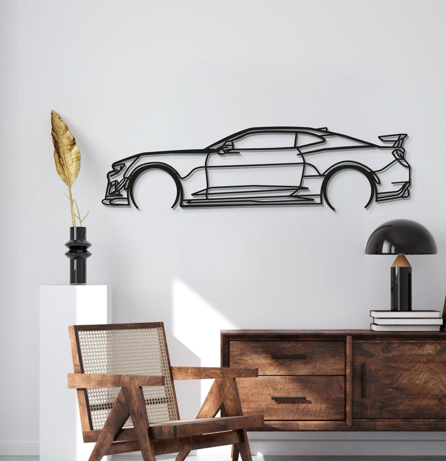 Camaro ZL1 Detailed Metal Car Wall Art - MT0893 - MT0893B49L-MT0893B69L-MT0893B80L-MT0893B99L-MT0893B120L-  DRIVEN - 2