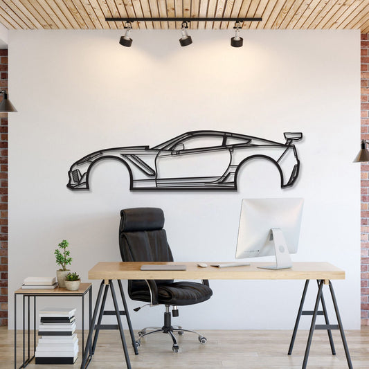 2019 Corvette ZR1 3ZR Metal Car Wall Art - MT0653 - MT0653B49L-MT0653B69L-MT0653B80L-MT0653B99L-MT0653B120L-  DRIVEN - 1