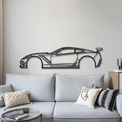 2019 Corvette ZR1 3ZR Metal Car Wall Art - MT0653 - MT0653B49L-MT0653B69L-MT0653B80L-MT0653B99L-MT0653B120L-  DRIVEN - 4
