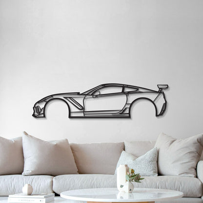 2019 Corvette ZR1 3ZR Metal Car Wall Art - MT0653 - MT0653B49L-MT0653B69L-MT0653B80L-MT0653B99L-MT0653B120L-  DRIVEN - 5