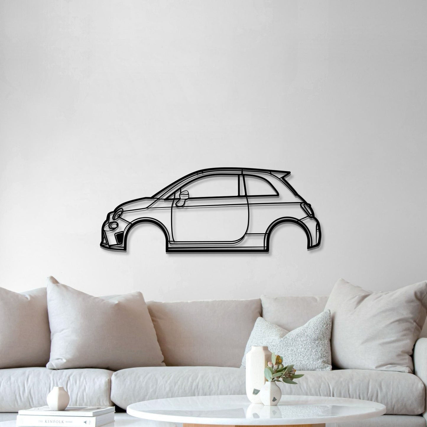 2019 595 Abarth Metal Car Wall Art - MT0643 - MT0643B49L-MT0643B69L-MT0643B80L-MT0643B99L-MT0643B120L-  DRIVEN - 5