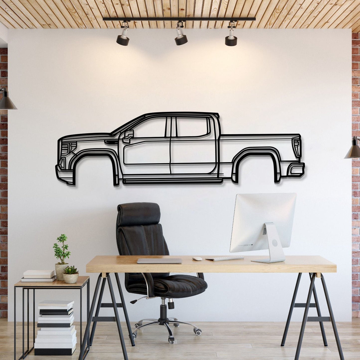 2019 Denali Sierra Metal Car Wall Art - MT0655 - MT0655B49L-MT0655B69L-MT0655B80L-MT0655B99L-MT0655B120L-  DRIVEN - 1
