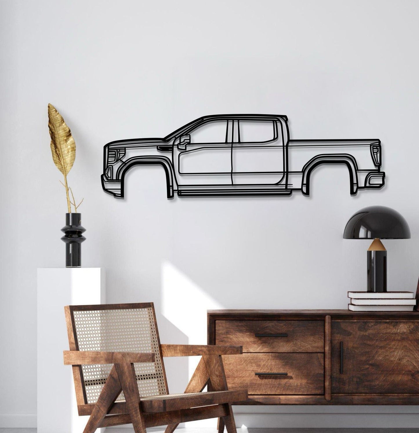 2019 Denali Sierra Metal Car Wall Art - MT0655 - MT0655B49L-MT0655B69L-MT0655B80L-MT0655B99L-MT0655B120L-  DRIVEN - 2