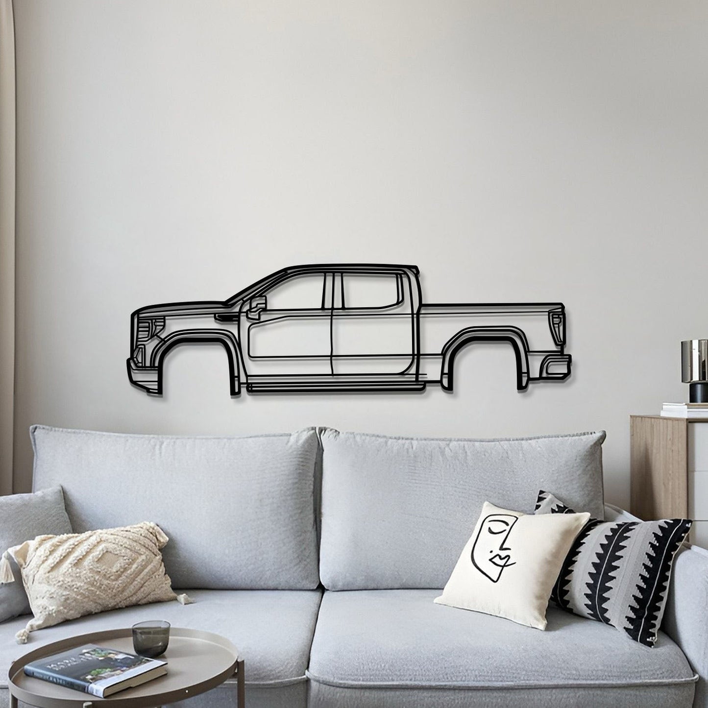 2019 Denali Sierra Metal Car Wall Art - MT0655 - MT0655B49L-MT0655B69L-MT0655B80L-MT0655B99L-MT0655B120L-  DRIVEN - 4