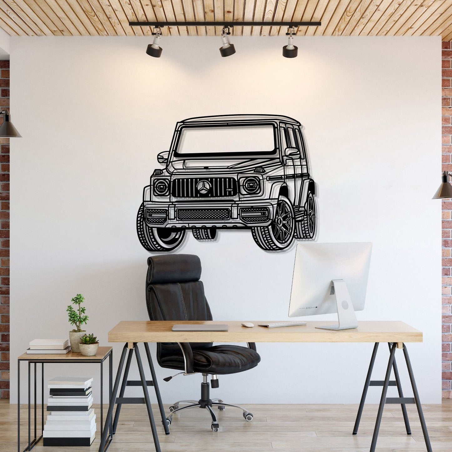 2019 G63 AMG Perspective Metal Car Wall Art - MT0454 - MT0454B69L-MT0454B80L-MT0454B99L-MT0454B115L-MT0454B140L-  DRIVEN - 1