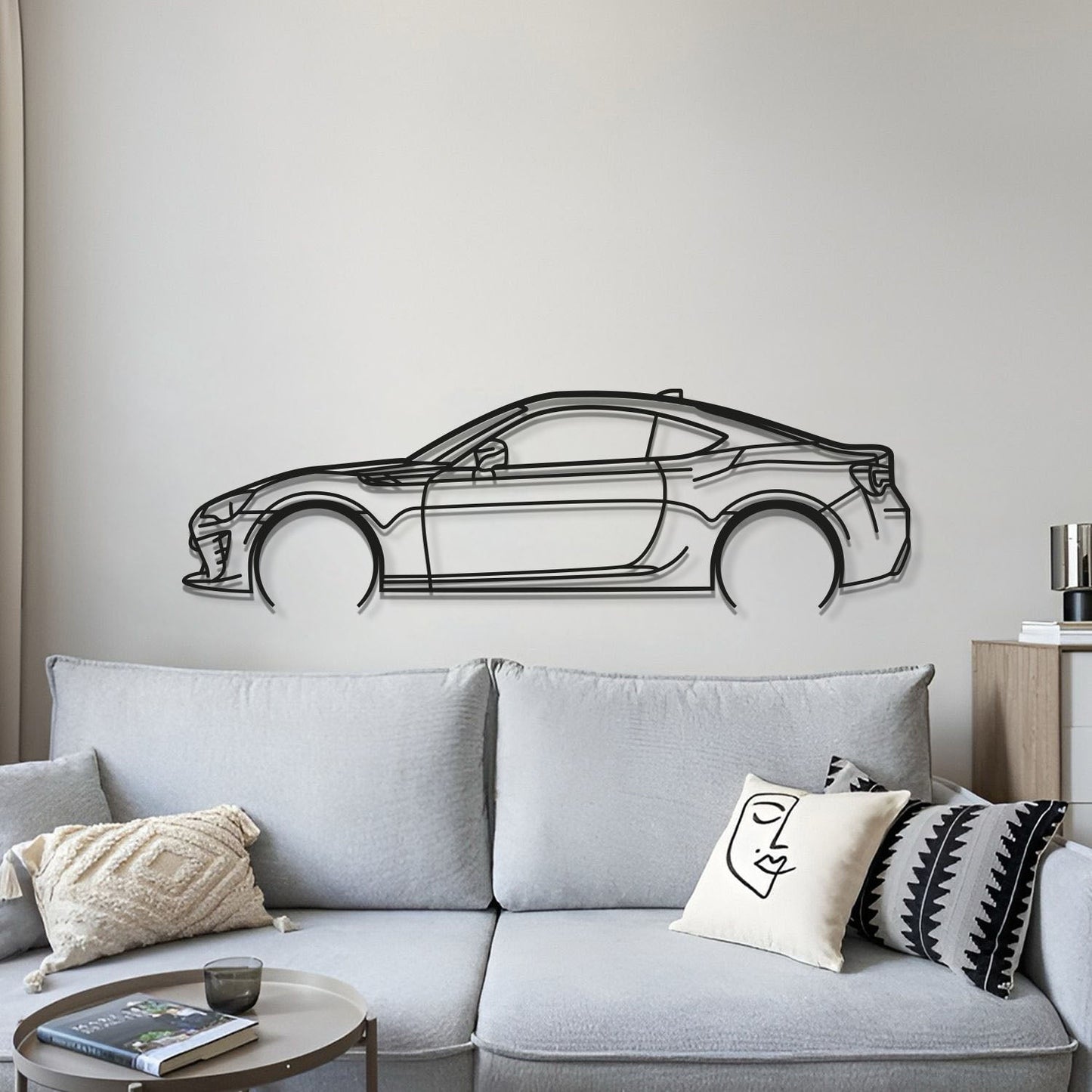 2017 GT86 Detailed Metal Car Wall Art - MT0597 - MT0597B49L-  DRIVEN - 4