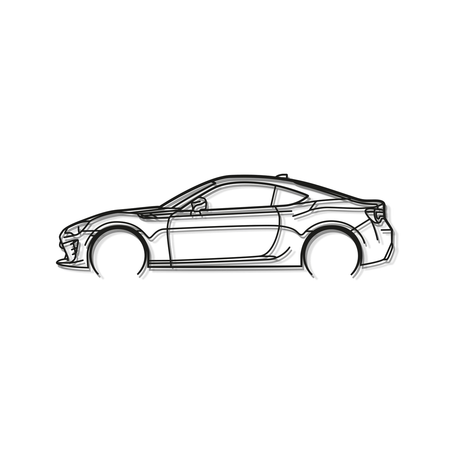 2017 GT86 Detailed Metal Car Wall Art - MT0597 - MT0597B49L-  DRIVEN - 8