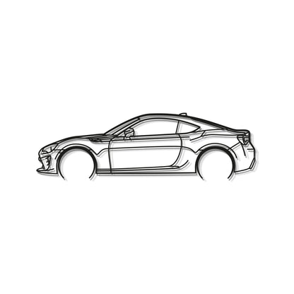 2017 GT86 Detailed Metal Car Wall Art - MT0597 - MT0597B49L-  DRIVEN - 8