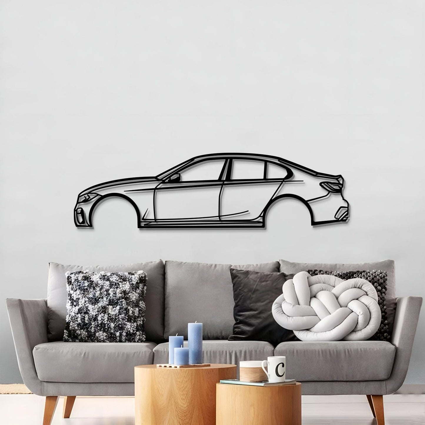 2020 M340i Metal Car Wall Art - MT0714 - MT0714B49L-  DRIVEN - 3