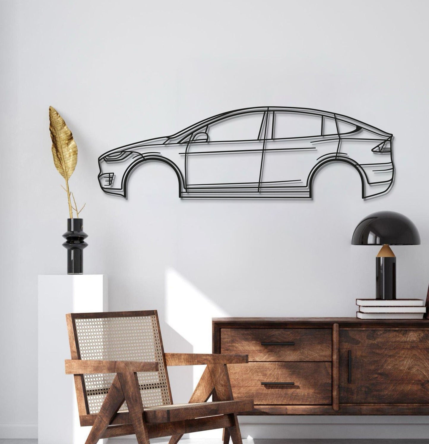 2020 Model X Performance Metal Car Wall Art - MT0715 - MT0715B49L-MT0715B69L-MT0715B80L-MT0715B99L-MT0715B120L-  DRIVEN - 2