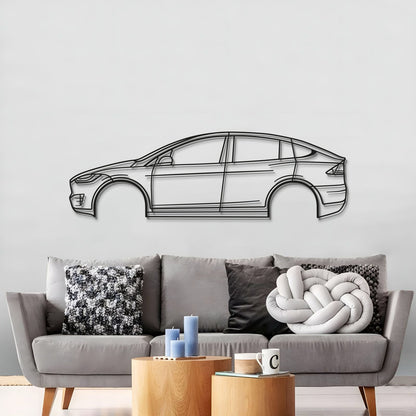 2020 Model X Performance Metal Car Wall Art - MT0715 - MT0715B49L-MT0715B69L-MT0715B80L-MT0715B99L-MT0715B120L-  DRIVEN - 3