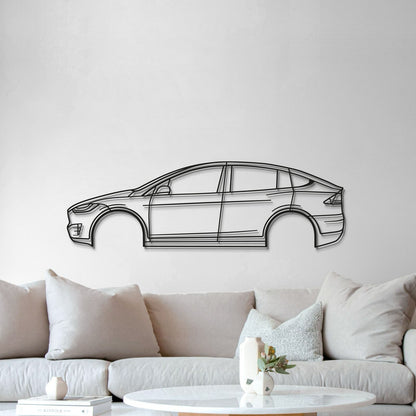 2020 Model X Performance Metal Car Wall Art - MT0715 - MT0715B49L-MT0715B69L-MT0715B80L-MT0715B99L-MT0715B120L-  DRIVEN - 5