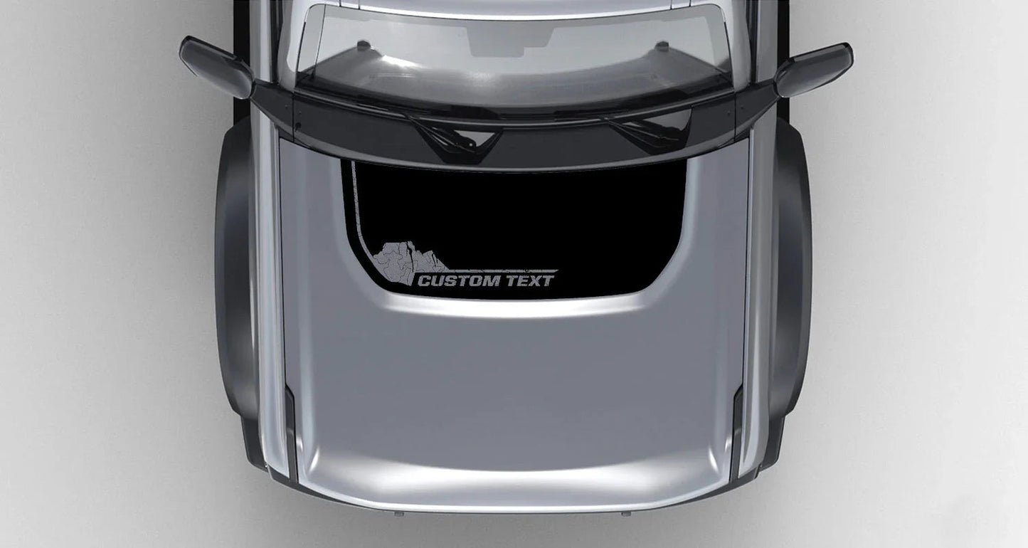 Badlands South Dakota Stealth Hood Overlay (Printed Series) - 2021+ Bronco - 21BROHOODPRINTBDLDS-CUSTOP-21BROHOODPRINTBDLDS-CUSTOPC-21BROHOODPRINTBDLDS-CUS-21BROHOODPRINTBDLDS-CUSC-  DRIVEN - 3