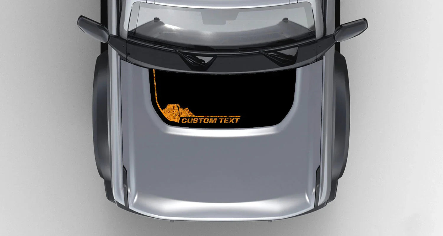 Badlands South Dakota Stealth Hood Overlay (Printed Series) - 2021+ Bronco - 21BROHOODPRINTBDLDS-CUSTOP-21BROHOODPRINTBDLDS-CUSTOPC-21BROHOODPRINTBDLDS-CUS-21BROHOODPRINTBDLDS-CUSC-  DRIVEN - 1